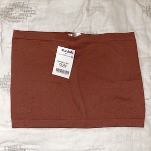 seamless ribbed tube top